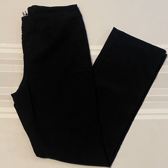 Tribal Pants - Tribal Brand Women’s Straight Leg Black Pull-On Pants
